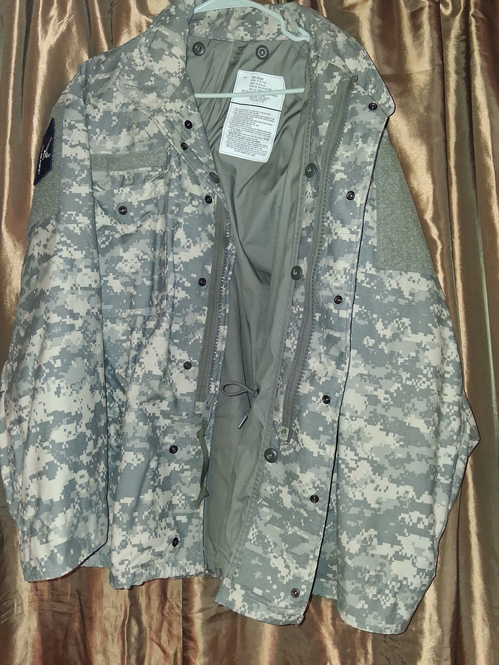 Digital Camo Utility Field Jacket - Gray
